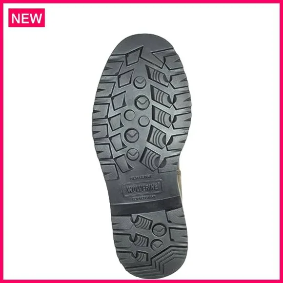 Men's Waterproof Steel Toe Work Boots 10 Slip Resistant Industrial